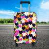 Anti Scratch Dustproof Suitcase Cover Elastic Seersucker Print Luggage Protector