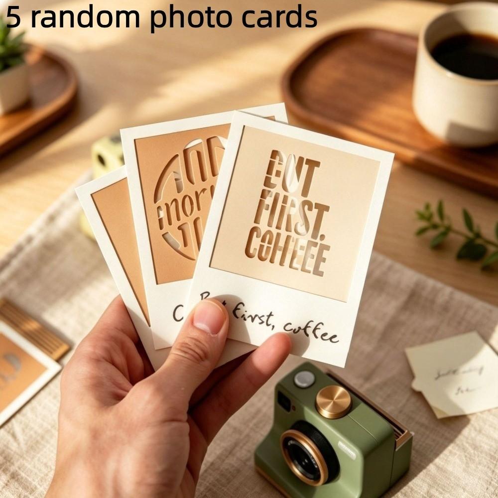 Funny 3D Printed Latte Camera Vintage Look Coffee Powder Print Camera Table Display