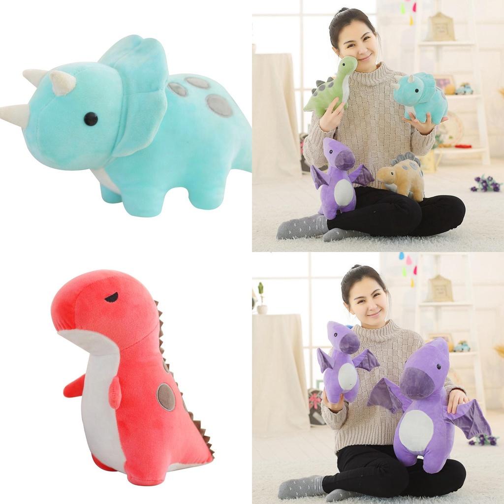 Adorabile T-rex Triceratopo Dinosauro Peluche Giocattolo Per Bambini Morbido Morbido Animale Ripieno Bambola