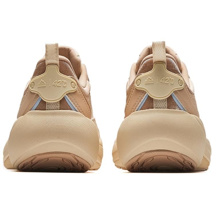 Anta Comfortable Shock Absorbing Non-Slip Durable Low-Top Casual Running Shoes Women Sneaker Brown 922445513-2