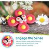LiKee Strong Suction Cup Fidget Rotating Sensory Bath Toys for Baby, Airplane Car Travel Table & Window Toys for Toddler Boys and Girls, 12+ Months