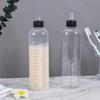 Haarapplikatorflasche Transparent Squeeze Spenderflasche mit Skala Pigmentbehälter für Badezimmer Werkstattgebrauch