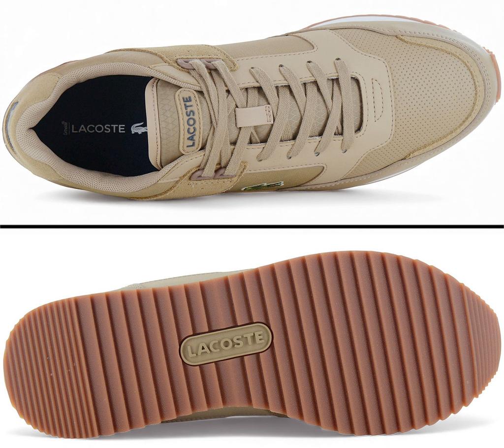 Lacoste Partner Piste 222 - Men's Sneakers Shoes Brown 744SMA0051524 ORIGINAL