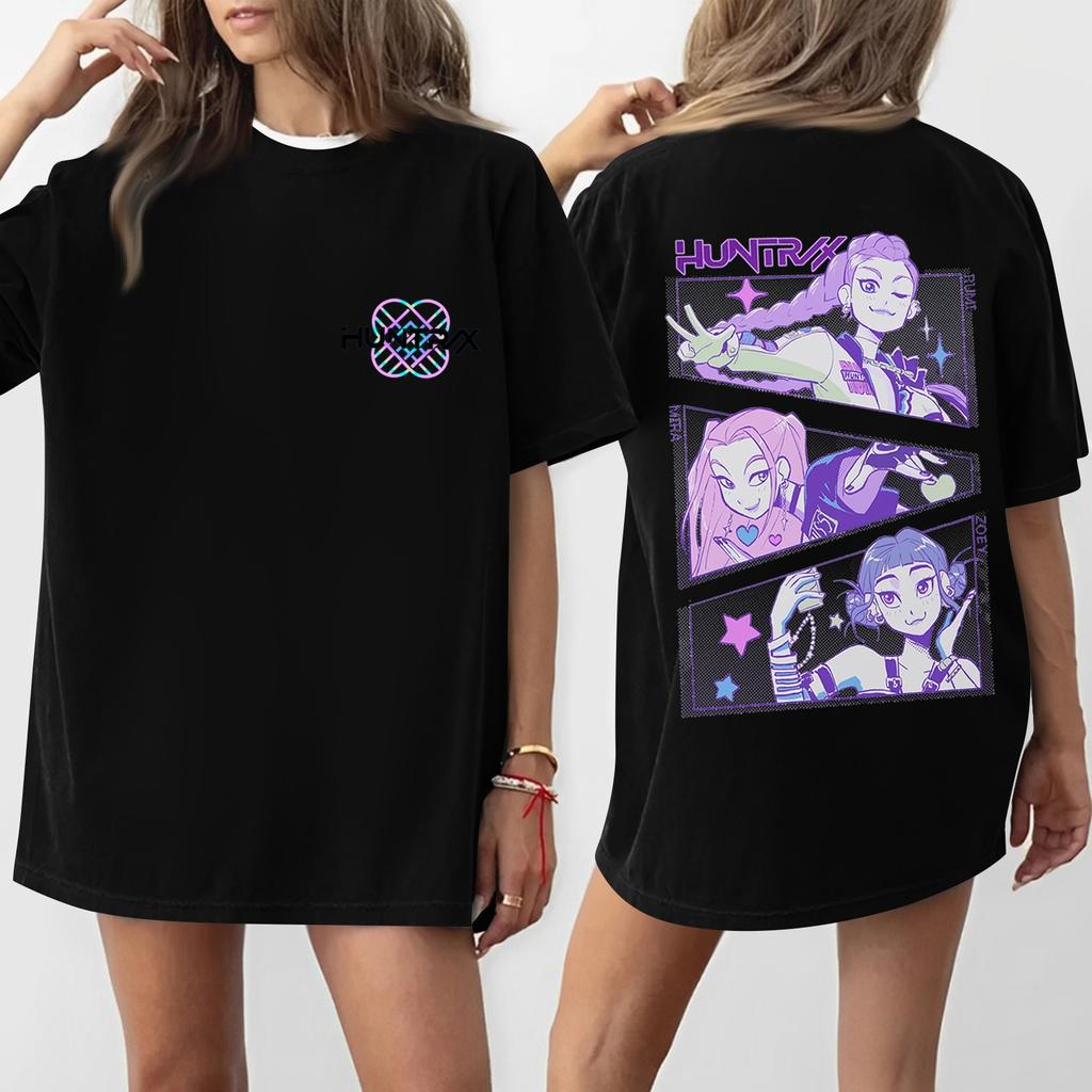 Women's Round Neck Printed Short-sleeved T-shirt Top