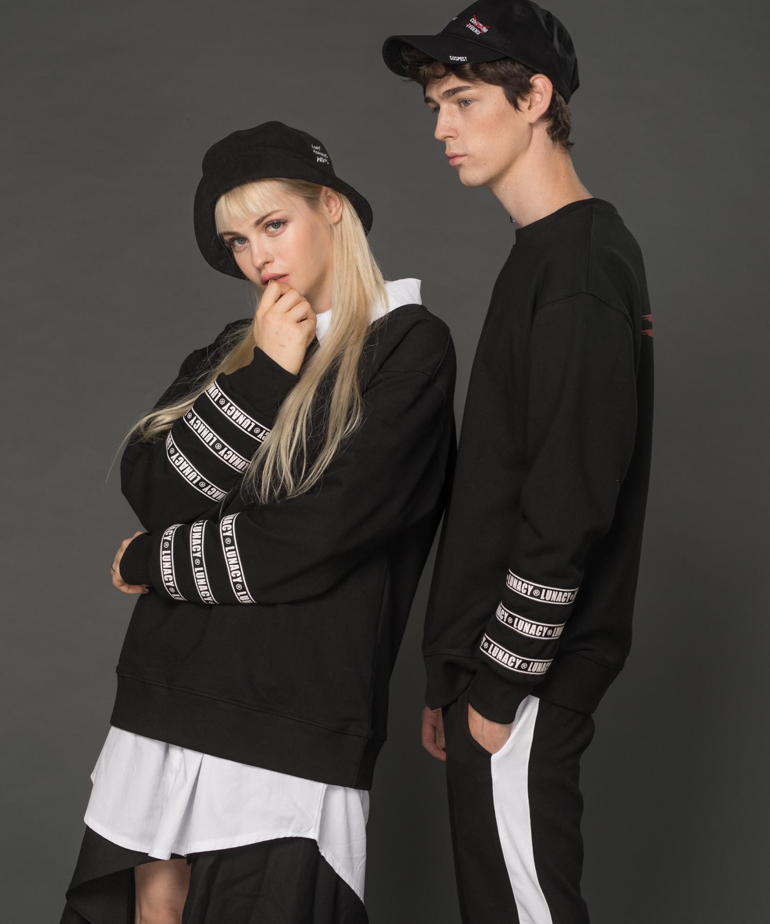 Толстовка с лентой Lunasi M2 - Черная Black/M (Fleece-Lined)