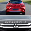 3D ABS Naklejka z emblematem na maskę samochodu Mitsubishi do ASX Lancer 10 9 Outlander Pajero Sport L200 Space Star Xpander Wodoodporny