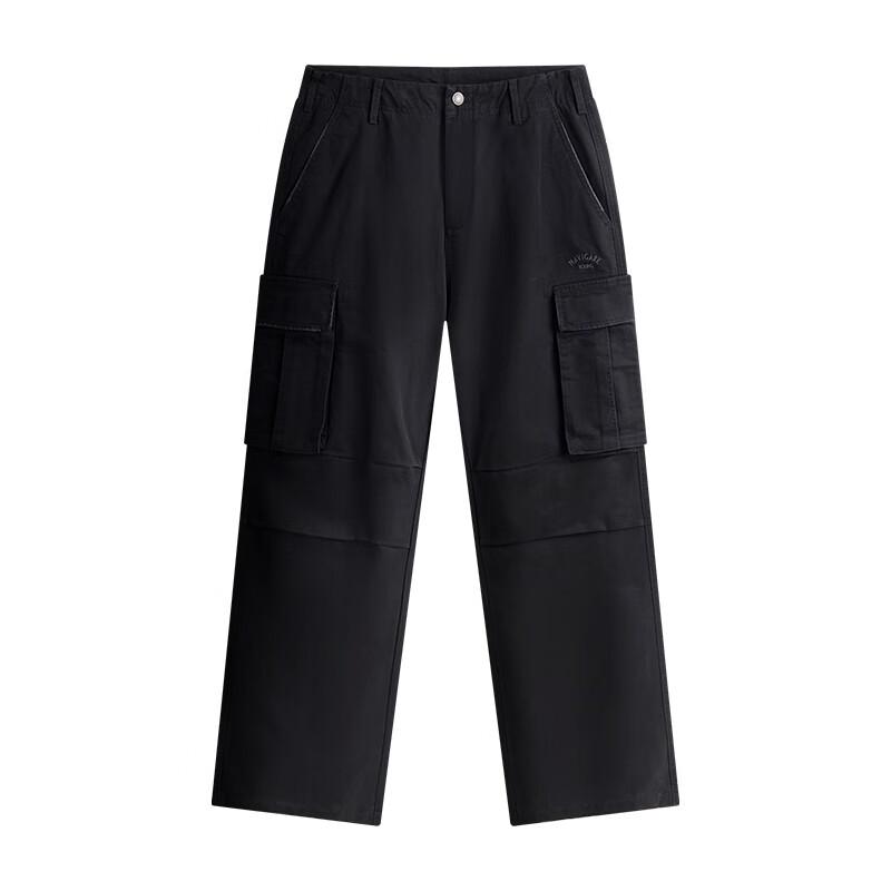 NVG·YOUNG Men's 100% Cotton Straight-Leg Cargo Pants
