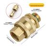 High-Pressure Sprayer Rotary Joint Quick Detachable 14mm*1.5mm Brass Connector