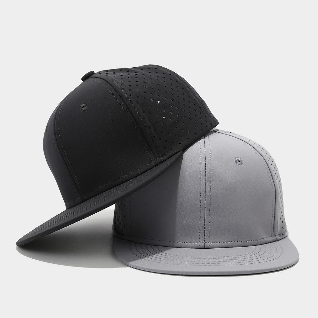 Quick-drying Baseball Cap Fashion Solid Color Hip-hop Hat Teen Hat Flat Brim Hole Eye Breathable Hip-hop Hat Hot Sale