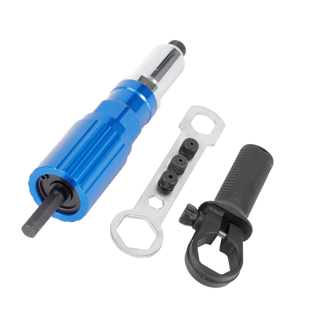 Rivet Drill Attachment Electric Riveter Conversion Connector Adaptor Electric Carpenter Tool