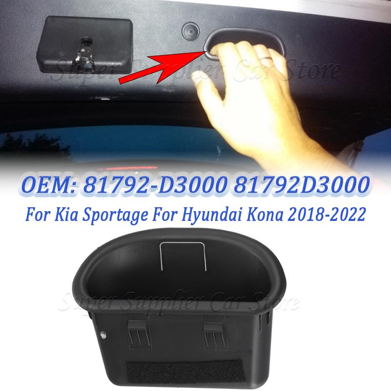 81792-D3000 81792D3000 New Rear Liftgate Pull Handle For Kia Sportage For Hyundai Kona 2018- Car Inner Rear Trunk Lid Handle