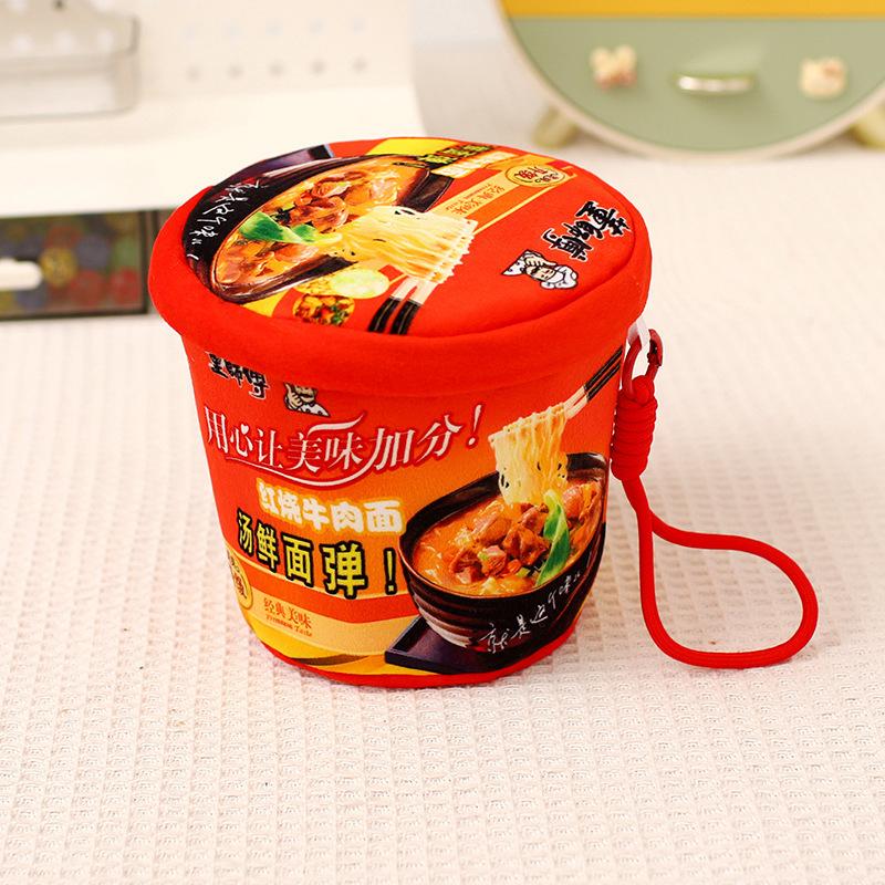 

Креативный симуляционный кулон в виде ведра лапши быстрого приготовления, плюшевая игрушка в виде семейного ведра лапши быстрого приготовления, забавное украшение для куклы, подарок для девочки 15cm