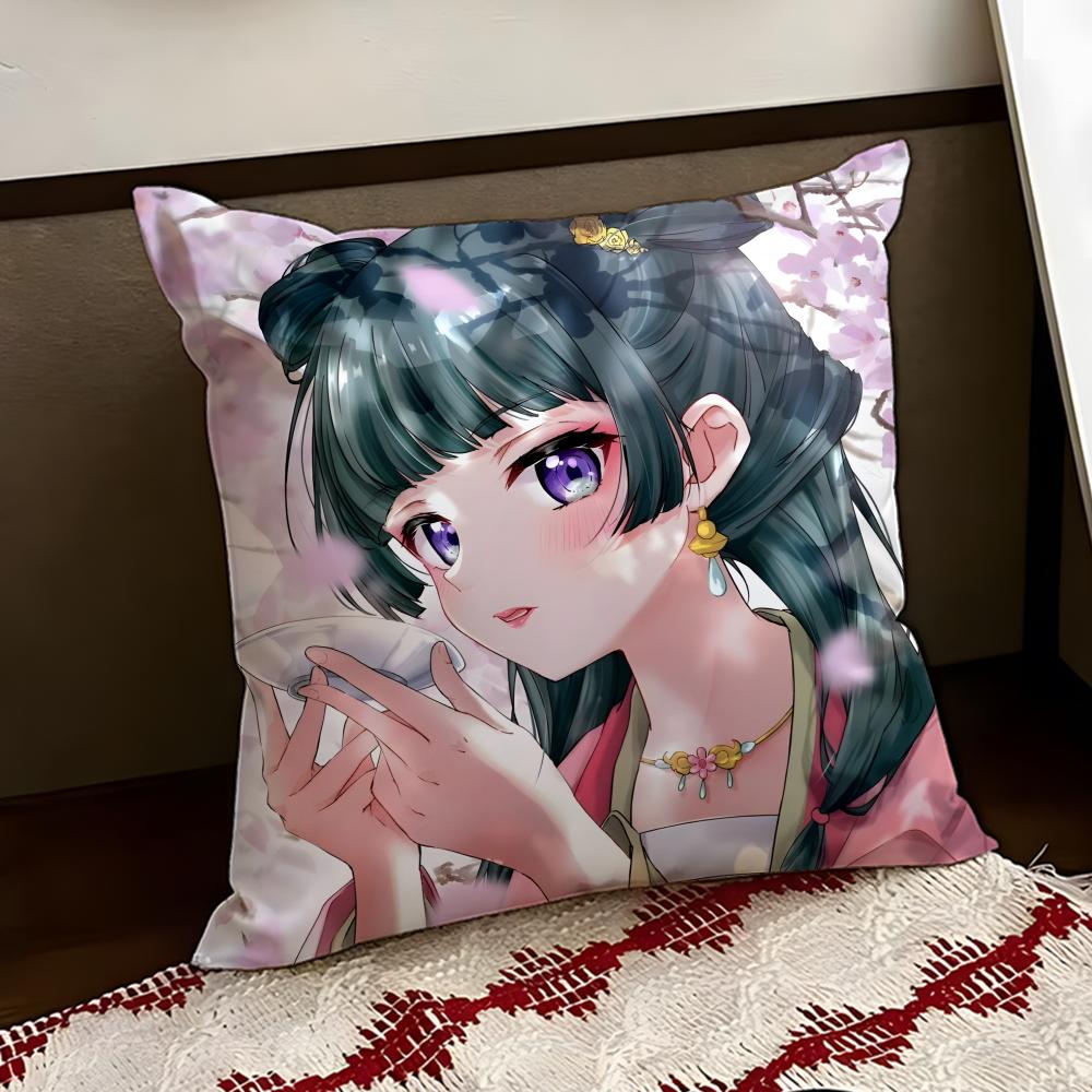 The AApothecary Diaries Anime Cushion Cover Reversible Soft Durable Pillow Cover Home  Car MultiScene Use for Daily Comfort