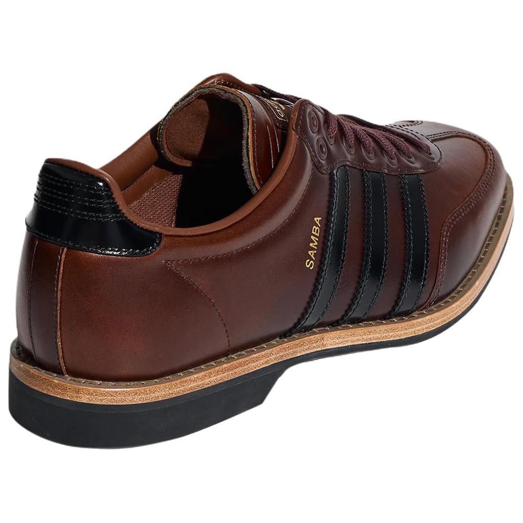 Adidas Originals Samba Casual Leather Shoes Unisex Brown Black HP5198
