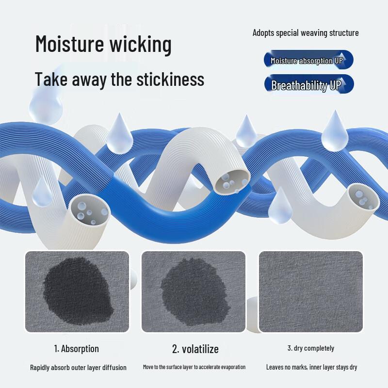 MaoRen Men's Antibacterial Cotton Boxer Briefs (3-Pack)