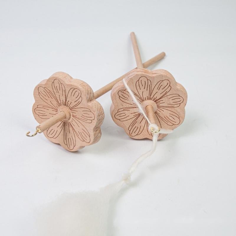 Drop Spindle Top Whorl Yarn Spinner Wheel Wood Drop Spindle Top Whorl Yarn Spinner Wheel Tool for Enthusiasts