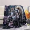 Ardilla, Manta de Franela con Patrón, Alta calidad Cómoda para Todas las Estaciones, Decoración del Hogar, Calidez y Comodidad, Perfecta para Regalos.