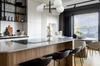 Vicenza Hanging Lamp Black-Chrome 4-Flat White Lampshade E14