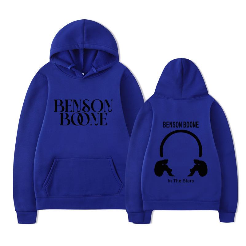 Hooded Sweater Harajuku Funny Benson Boone Sweater, Long Sleeve Men's and Women's Pullover Spot
