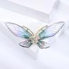 Lightweight Crystal Acrylic Butterfly Pin Versatile Wardrobe Accessory For Casual Professional Or Evening Attire