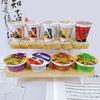 Novelty Simulation Instant Noodles Keychain Mini Snacks Pendant Bag Pendant Creative Backpack Decoration Accessories Gifts