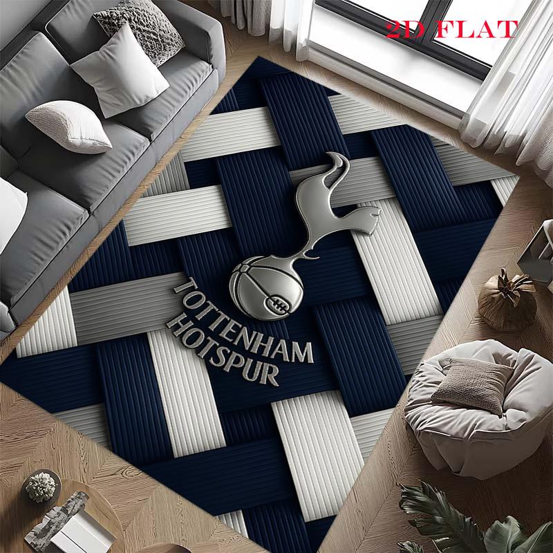 Tottenhamo logotipas Kilimas Svetainės Miegamojo Namų Sofos Dekoravimui, Vaikų žaidimų Neslystanti Grindų Kilimėlis