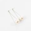 Japanese And Korean Personality Peas Transparent White Women Crystal Earrings Jewelry Lover Tears Brincos