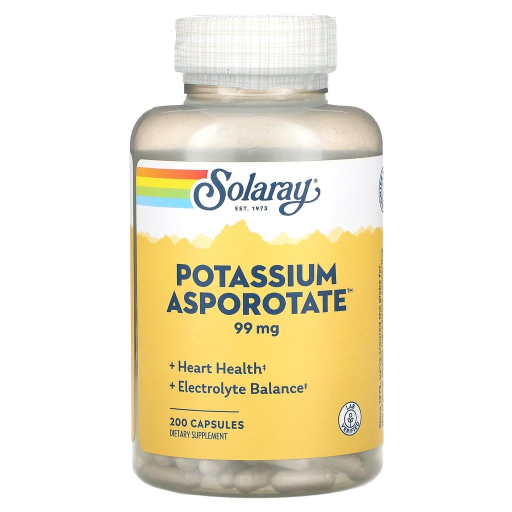 Potassium Asporotate, 99Mg, 200 Capsules