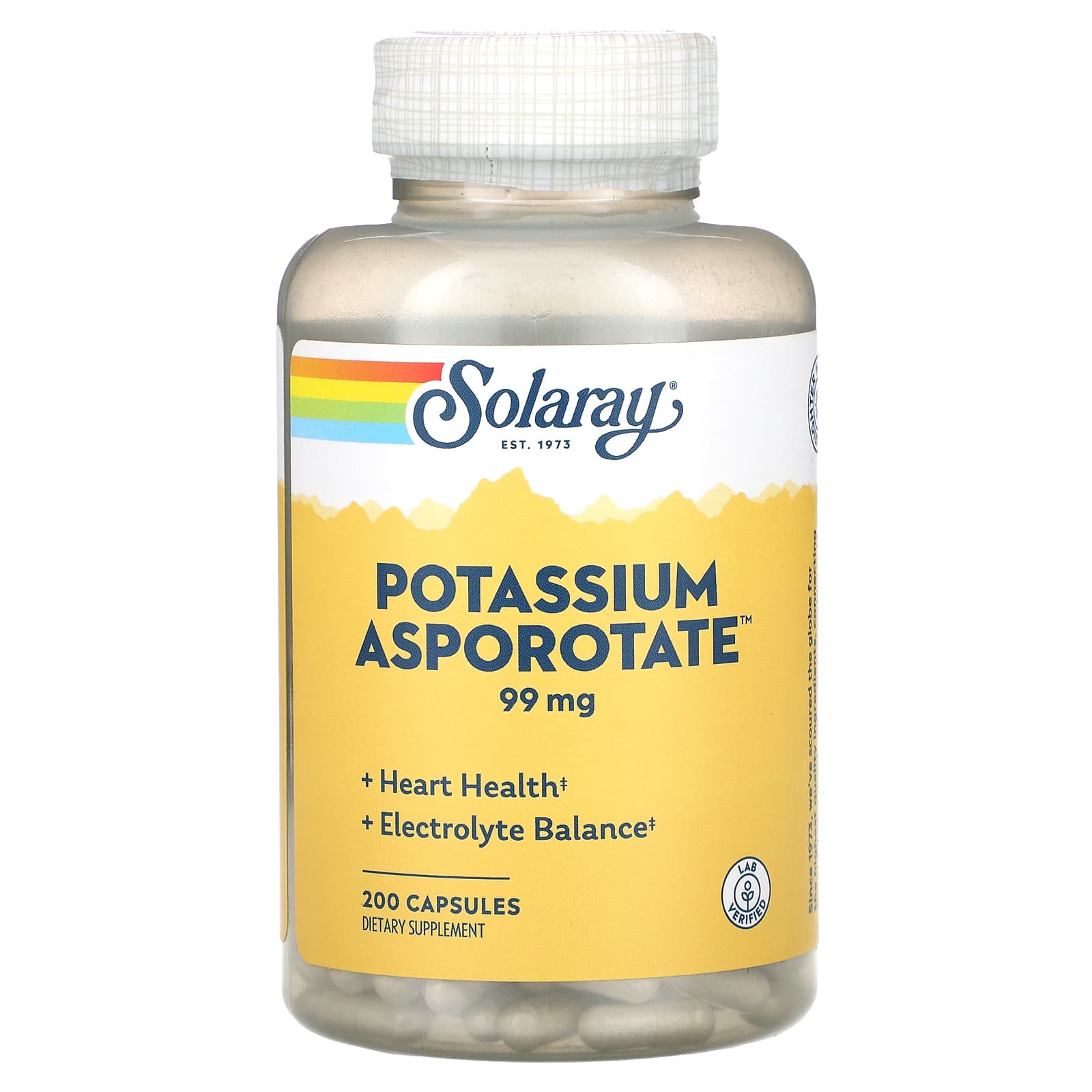 

Potassium Asporotate, 99Mg, 200 Capsules