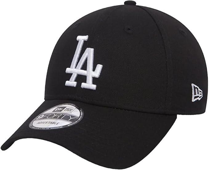 NEW ERA LA NYY 940 9FORTY League Basic Cap LA Black White One-Size