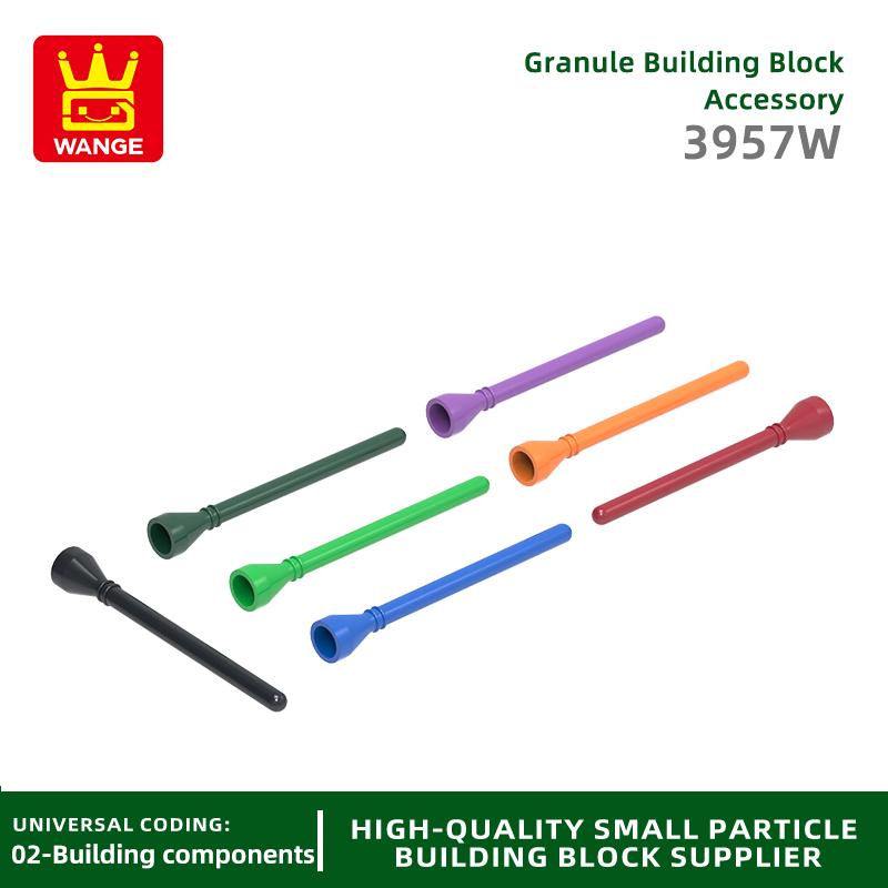 100Pcs/lot 3957w Antenna Flagpole Pillar Construction Block Moc Colour Accessories Works With featuring Brick DO IT YOURSELF Children's Toy Gift Idea