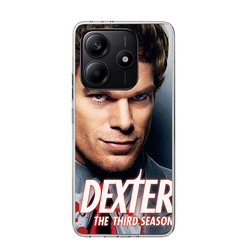 TV Show Dexter Morgan Phone Case For Xiaomi Redmi Note 15 14 13 12S 12 Pro Plus 11S 11E 11 11T 10S 10 Art Soft Pattern Cover Red