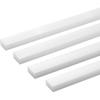 Roowest 4 Pcs UHMW Precision Milled Bar for Jigs Crosscut Sled for Table Saw Sled Fixtures or Miter Slots (size 3/4" X 3/8") Miter Bar Slider Table