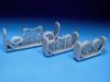 Barracuda Studios Gloster Meteor Landing Gear Plastic Model Kit Parts BRAR72535 1/72 F.8/FR.9 (for Airfix) (Aircraft)