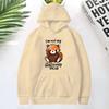 (Premium Hoodies)Panda I'M Not Shy I'M Just Selectively Social Printed Hoodies Women Fleece Long Sleeves Funny Pullover