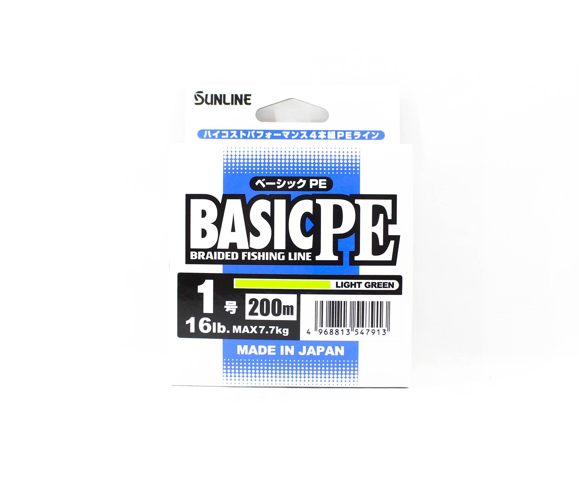 

Sunline PE Line X4 Basic PE HG 200 м PE 1 16 фунтов LG (7913) светло-зеленый