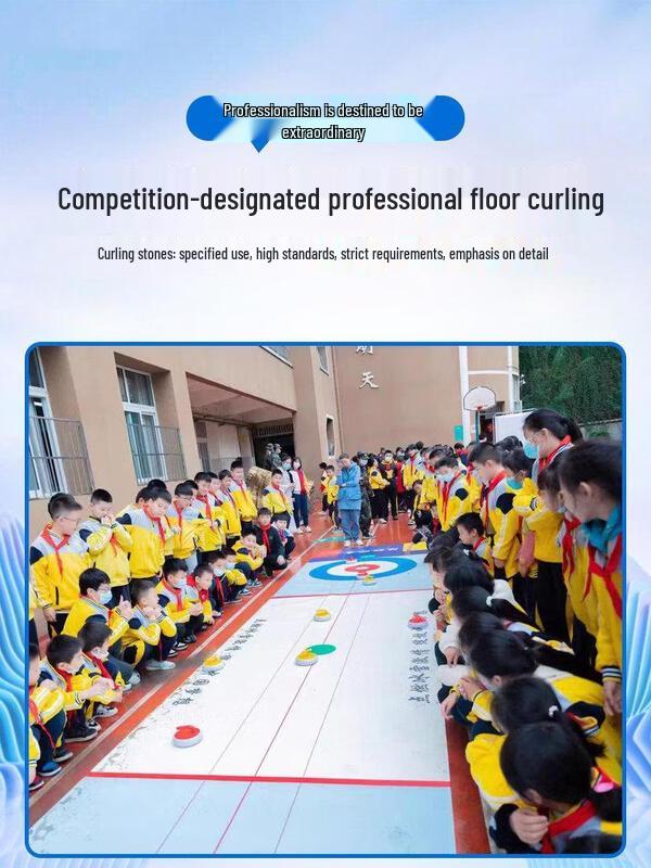 Junchu 1.8x10m Professional Ice Curling Table Set