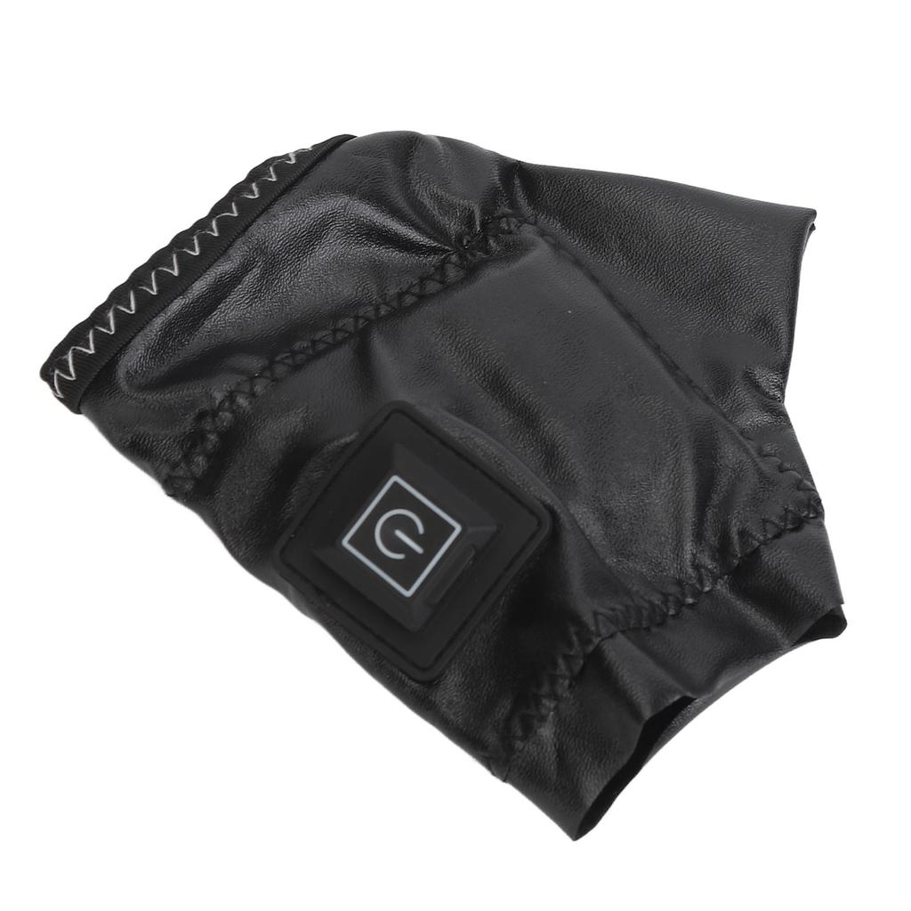 Half Fingers Heating Gloves 3 Levels Temp Cordless Rechargeable USB Heated Half Gloves L Size Left Hand