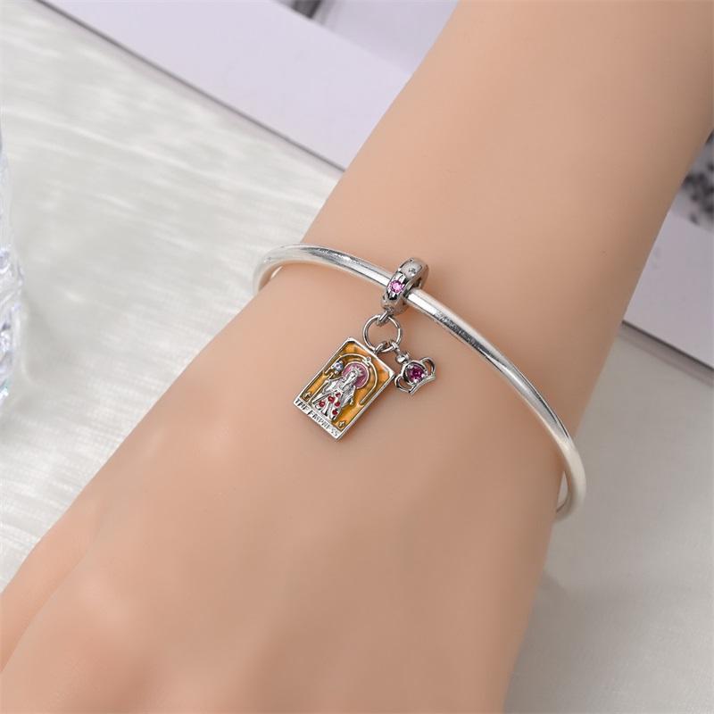 Newcopper Queen Scepter Treasured Sword Magic Tarot Charms Beads Fit 3Mmoriginal Bracelets Diy Birthday Jewelry