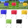 Ball Storage Bin Multipurpose Rolling Sports Ball Cart Sports Equipment Organizer for Volleyball Basketball Gym Indoor Football