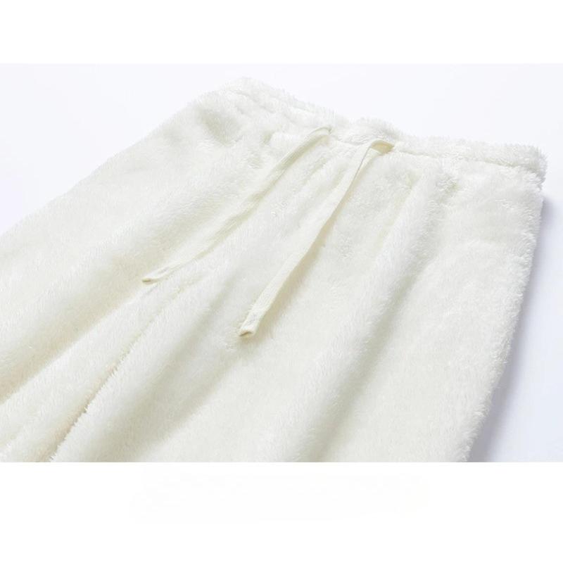 Winter Men's Hoodie Sets Thick Fleece Wind Cold Protection Warm Fashionable Casual Two Piece Set