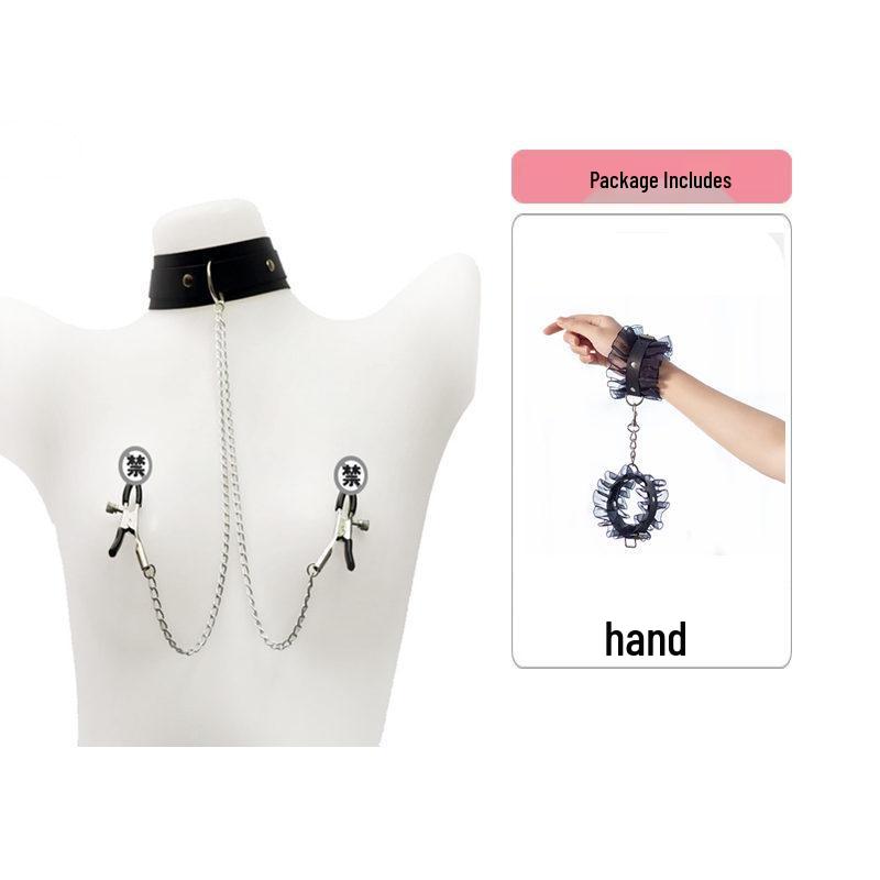 Adult Toys: Sex Collars, Nipple Clamps, SM Neck Collars, Neckbands, Bondage Restraints, Queen Training, Leashes, Couples Accessories.
