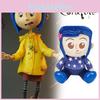 Bezaubernde Coraline Phunny Coraline Plüschpuppe mit Blauem Banshee-Design für Sammler