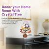 Crocon Sedm čaker Vánoční dekorace Strom z drahokamů Feng Shui Figurka Peníze Bonsaj Pro štěstí Reiki Léčivé krystaly Ozdoba Socha 10-12