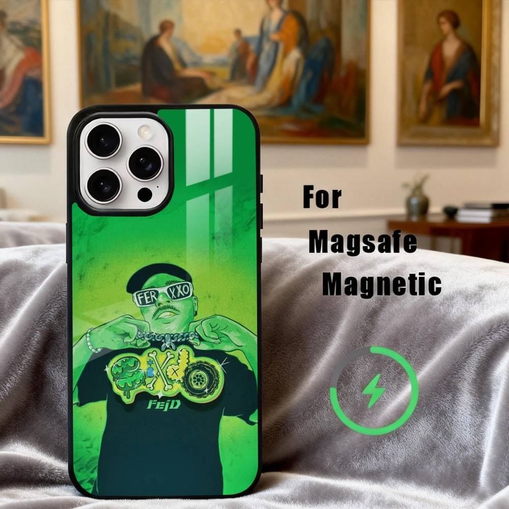 F-Feid-D F-Ferxxo S-SIXDO Singer  Phone Case For iPhone17,16,15,14,13,12,11 Plus,Pro Max Magnetic For Magsafe Wireless Charging