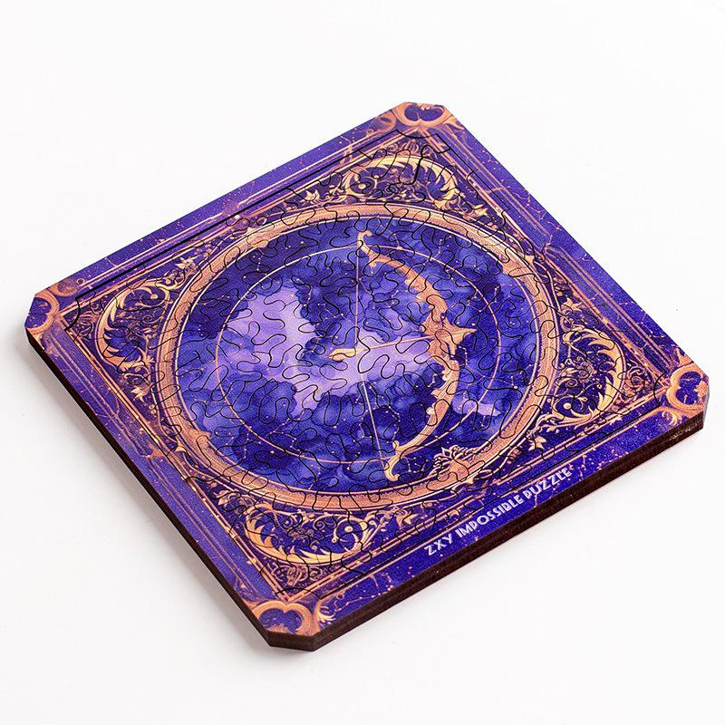 Sagittarius Creative Wooden Jigsaw Puzzle: Challenging Educational Toy & Gift Ornament for Friends
