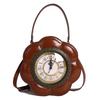 Women's bag fashion personality clock messenger bag European and American creative clock shape three-dimensional portable shoulder bag
