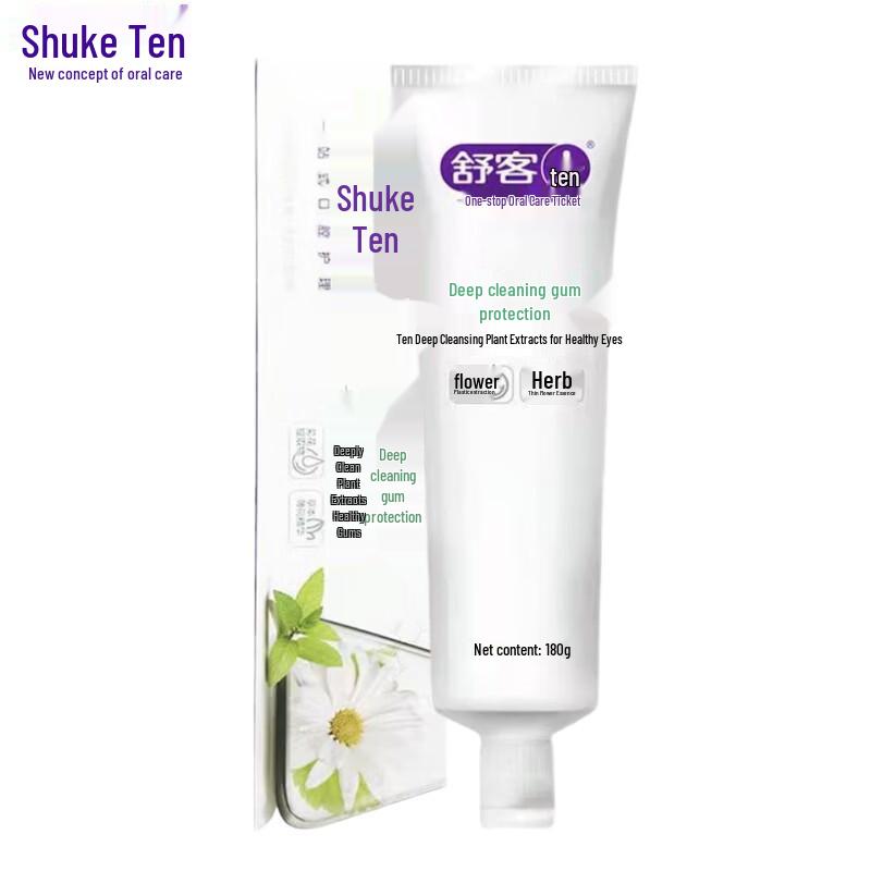 Shuke Deep Clean Herbal Mint Toothpaste, 180g
