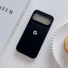 Flytende silikon ensfarget mykt telefondeksel for Google Pixel 10 9 Pro XL 9 8 7 6 A Trådløs lader Støtsikker Beskytt Bakdeksel