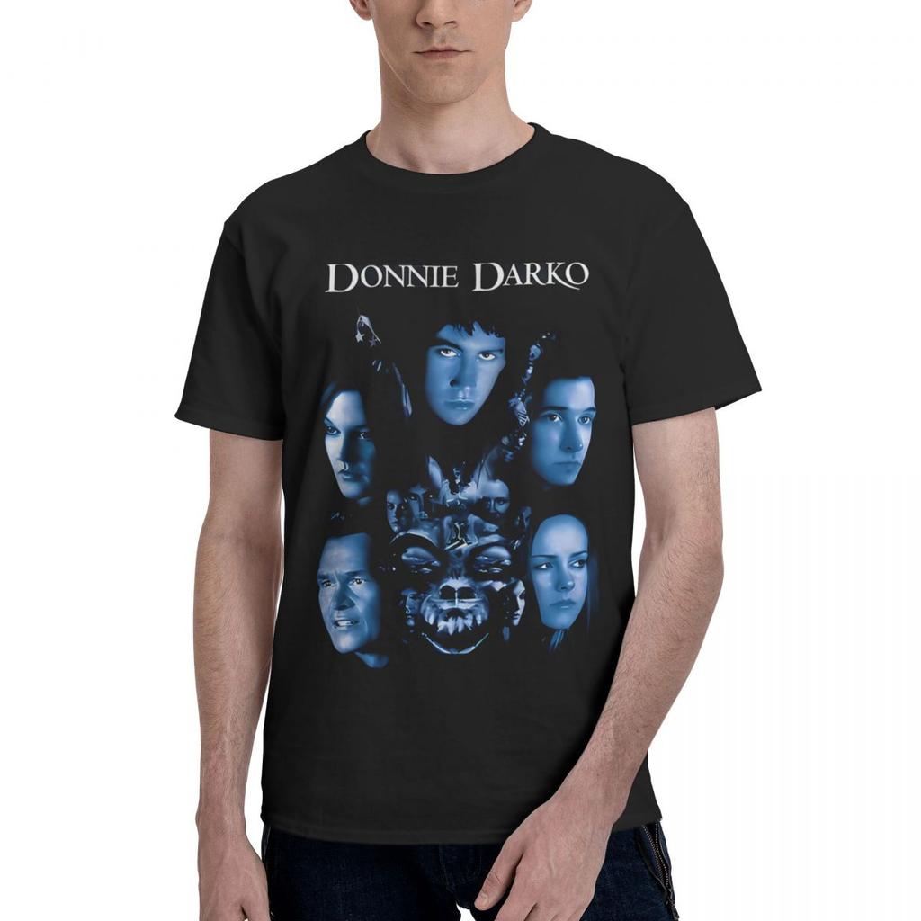Donnie Darko V3 Movie Poster Jake Gyllenhaal DTG 100 Cotton Casual Breathable Confortable T Shirt Designer Clothes Men Mens